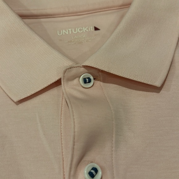 UNTUCKit Wrinkle-Free Damaschino Polo in Pink - Picture 3 of 4